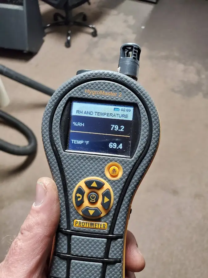 Moisture meter humidity assessment for Fire & Smoke Damage Restoration in Pompey